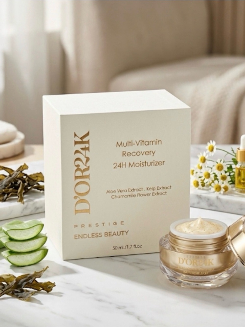 D’or24K Multi-Vitamin Recovery 24H Moisturizer - Retail $495
